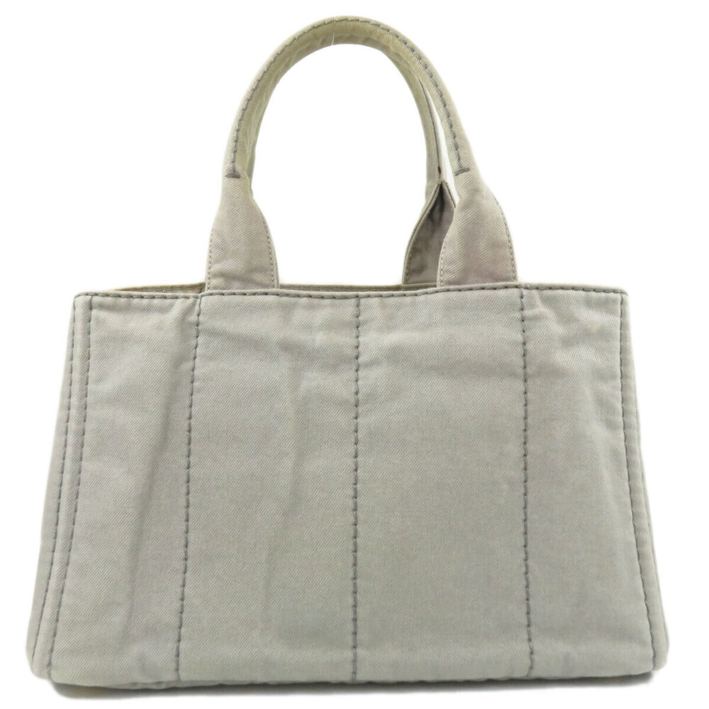 Prada Canvas 2way Canapa Tote Bag Black